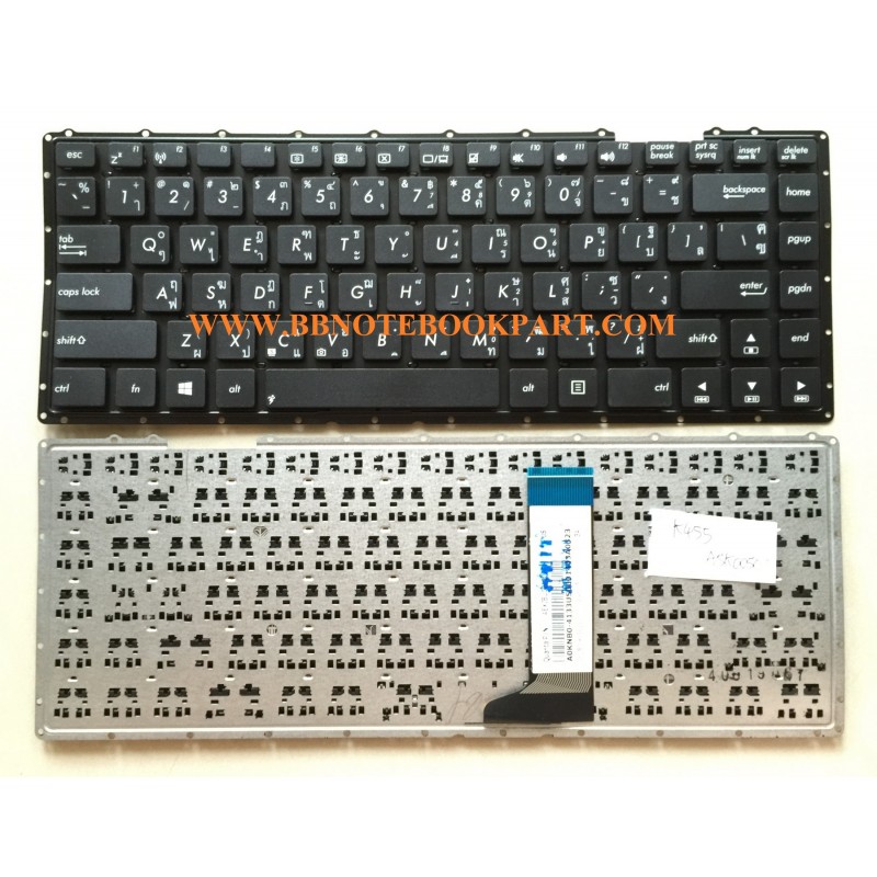 Asus Keyboard  คีย์บอร์ด K455  K455L / K450C /  X455 X455L X455LC  / A455LD A555LD /   X451  X451C X451M F401E X451E X452 K452  X454 X454L  A450LC A451  F401  /  X453 X453S X453M D451 D451V D451E K456 K456U K450C K451C ภาษาไทย อังกฤษ